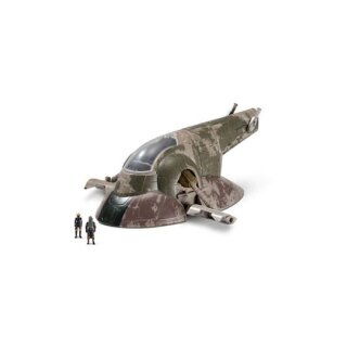 Star Wars Micro Galaxy Squadron Fahrzeug mit Figuren - Boba Fett`s Starship