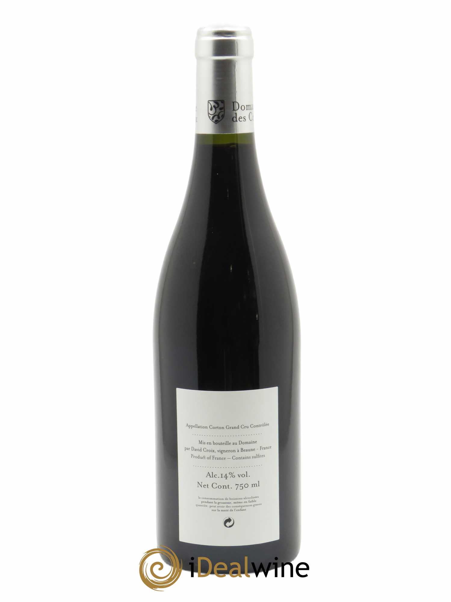 Corton Grand Cru Les Grèves Croix (Domaine des)  2020 - Lot de 1 Bouteille