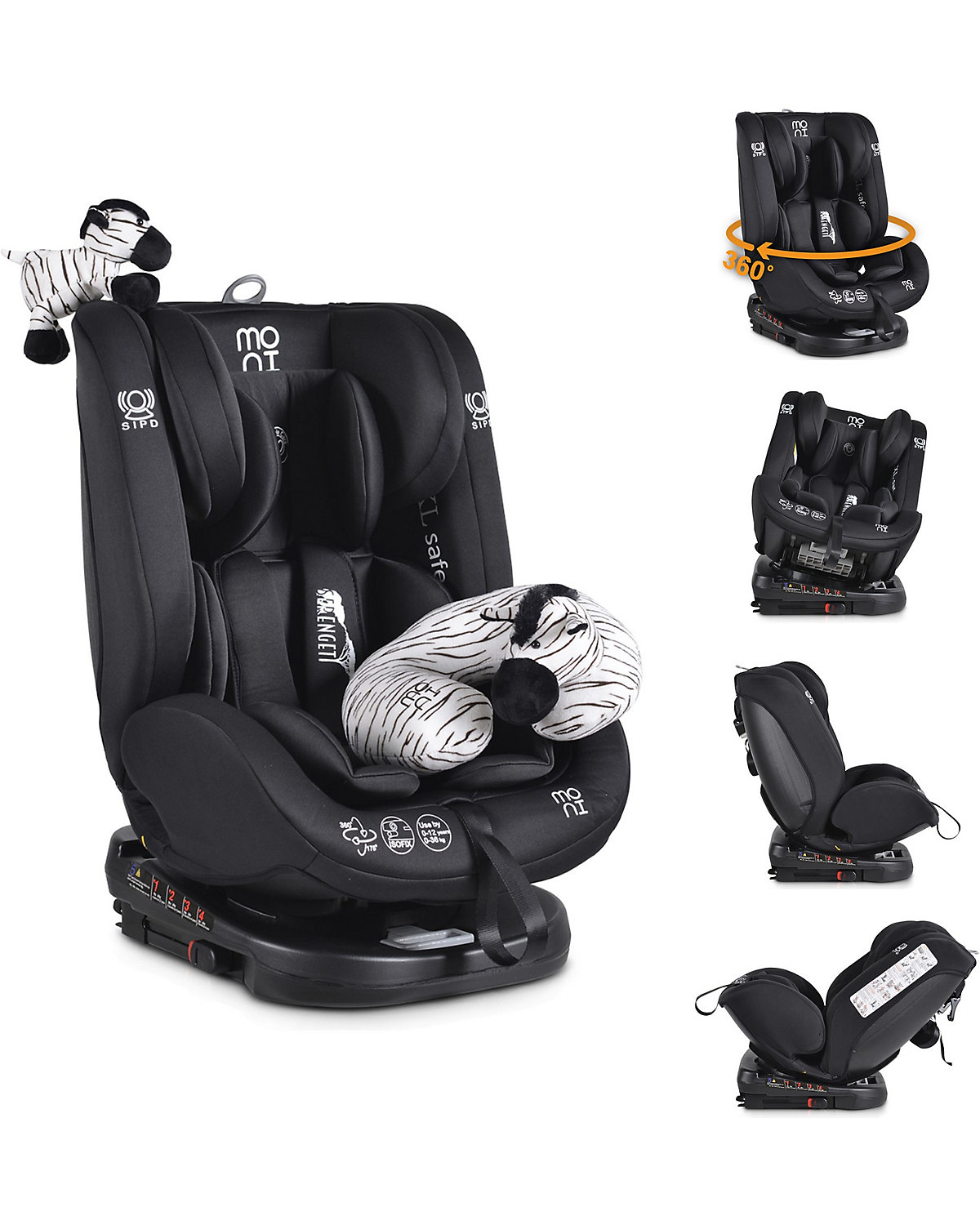 Kindersitz Serengeti Gruppe 0/1/2/3 (0-36 kg) Isofix Kindersitze
