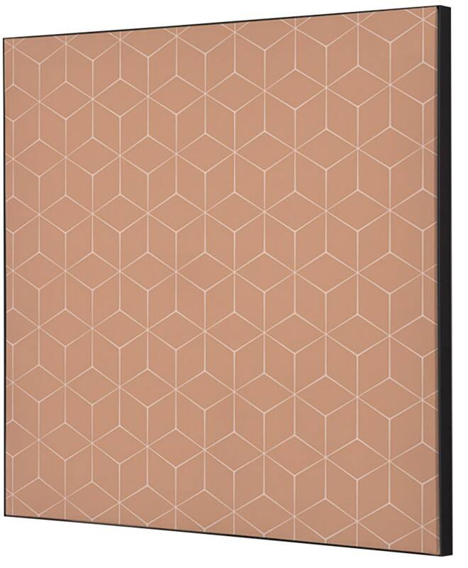 SHOWDOWN Textile Wanddekoration Hexagon Mehrfarbig Aluminium