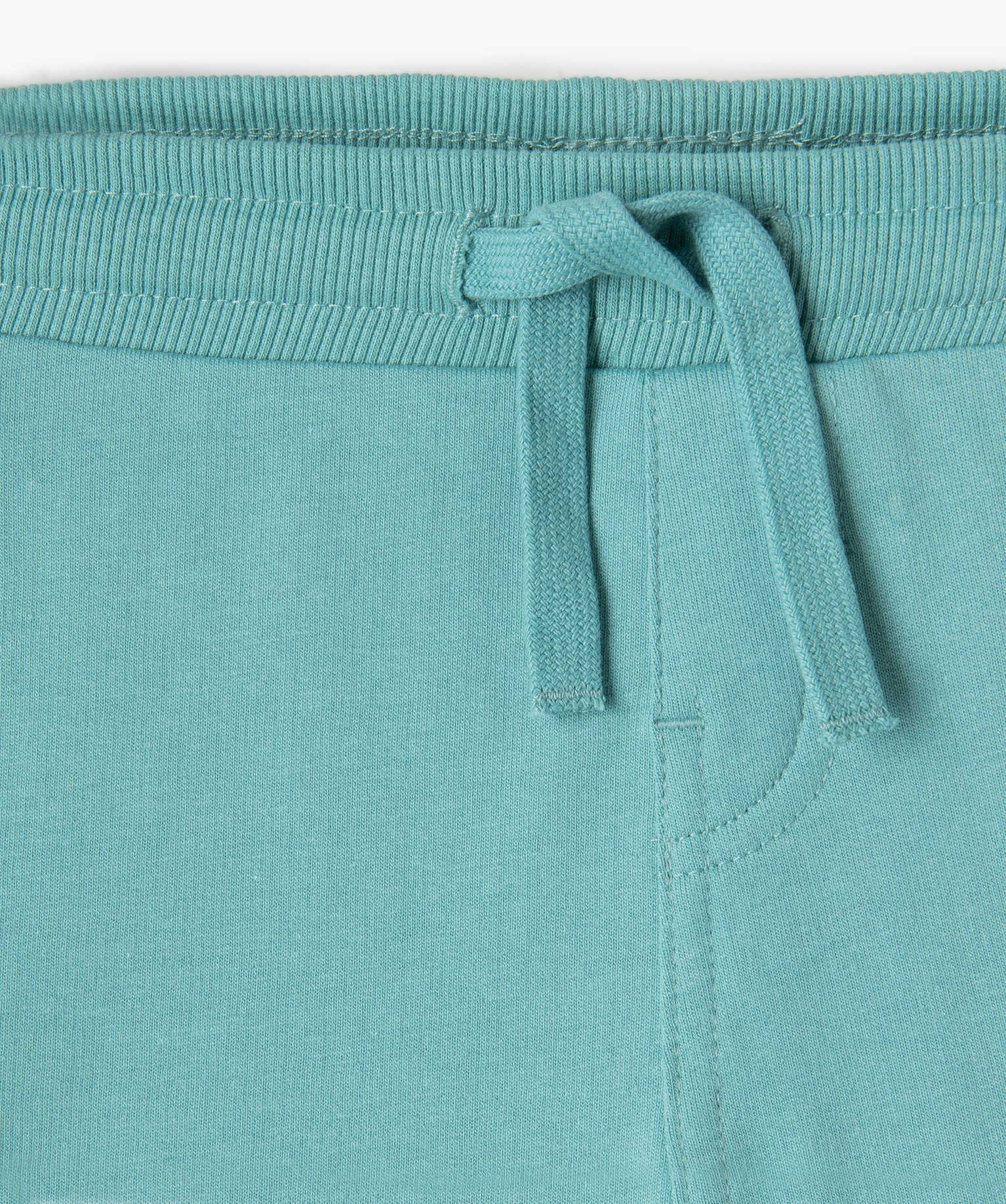 Short bébé Garçon en maille avec ceinture bord-cte bleu | GEMO