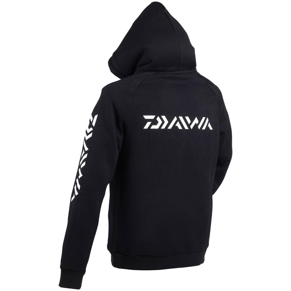 Czarna bluza z kapturem Daiwa