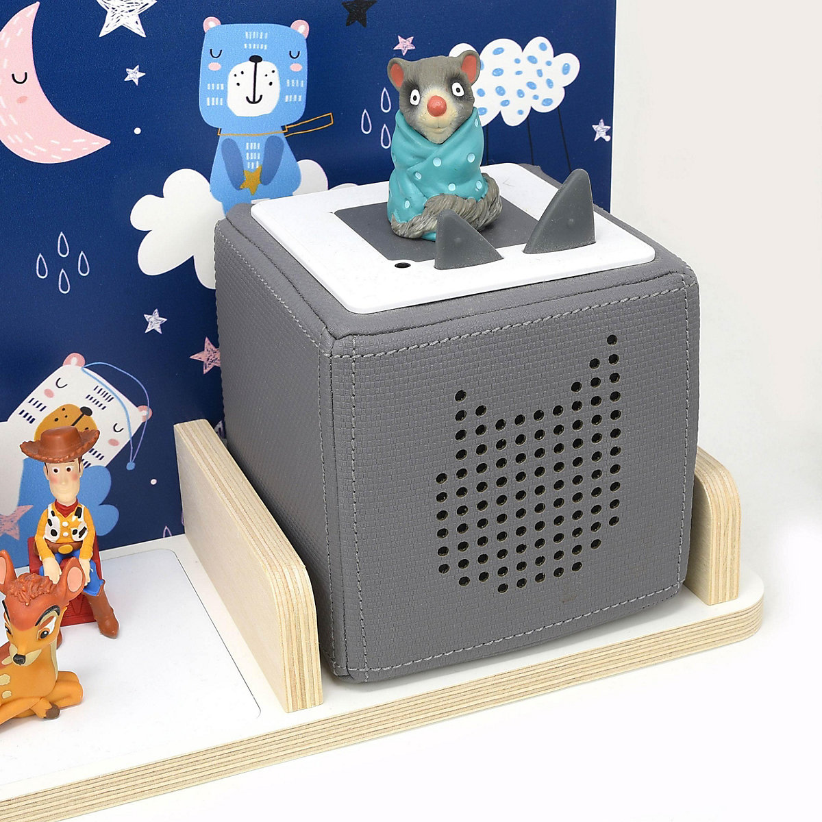Regal für Musikbox Bedtime story, klein - geeignet für Toniebox