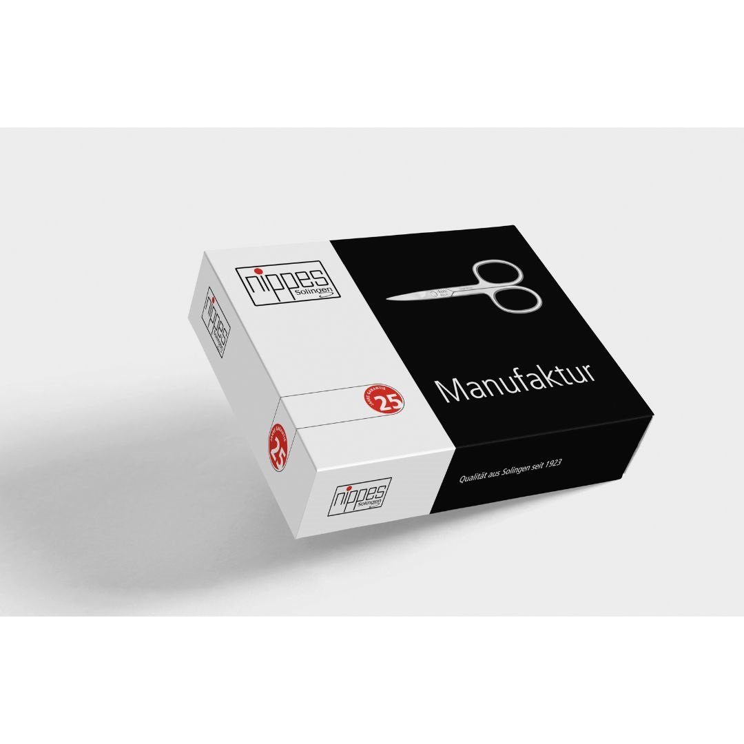 nippes Solingen Maniküre-Etui Nippes Maniküre Set CLASSIC, rostfreie Instrumente, braunes Rindleder, 3 tlg.