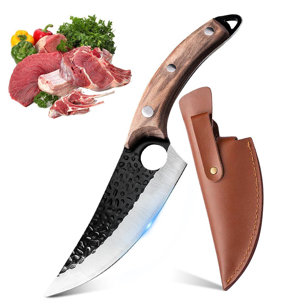 MDHAND Allzweckmesser Professionelles Küchenmesser Ausbeinmesser, 27CM