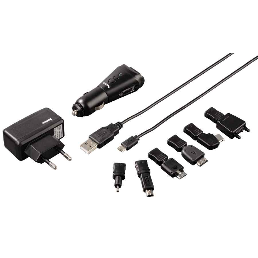 Hama Handy-/MP3-USB-Ladeset mit 6 Adaptern - ATU