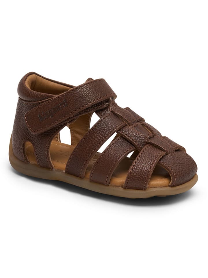 bisgaard Leder-Sandalen in Braun günstig kaufen