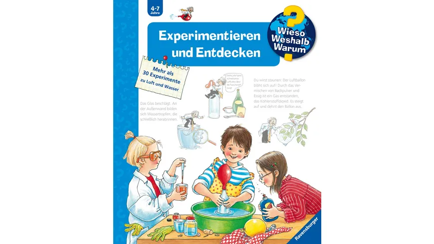 Wieso? Weshalb? Warum? (SW900), Band: 29 - Experimentieren und Entdecken