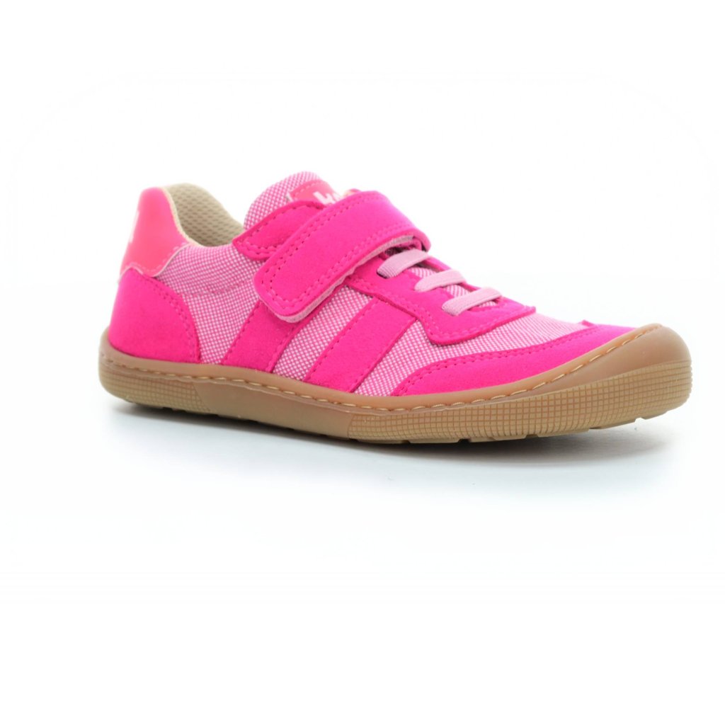 Koel4kids Dylan Fuchsia Textile Canvas Barfußsneakers 07M027.50D