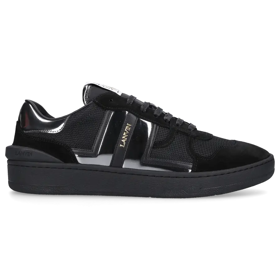 Lanvin - Sneaker low CLAY LACE Veloursleder - schwarz