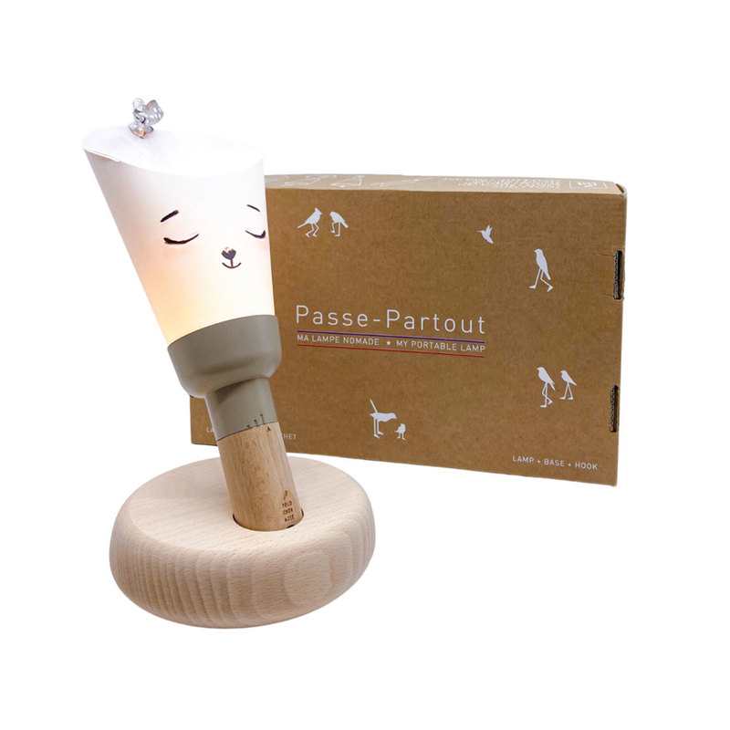 Coffret 5 en 1 Lampe Nomade pipouette fait dodo taupe Polochon and cie
