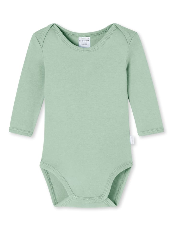 Schiesser Body Natural Love in creme, grün günstig kaufen 56