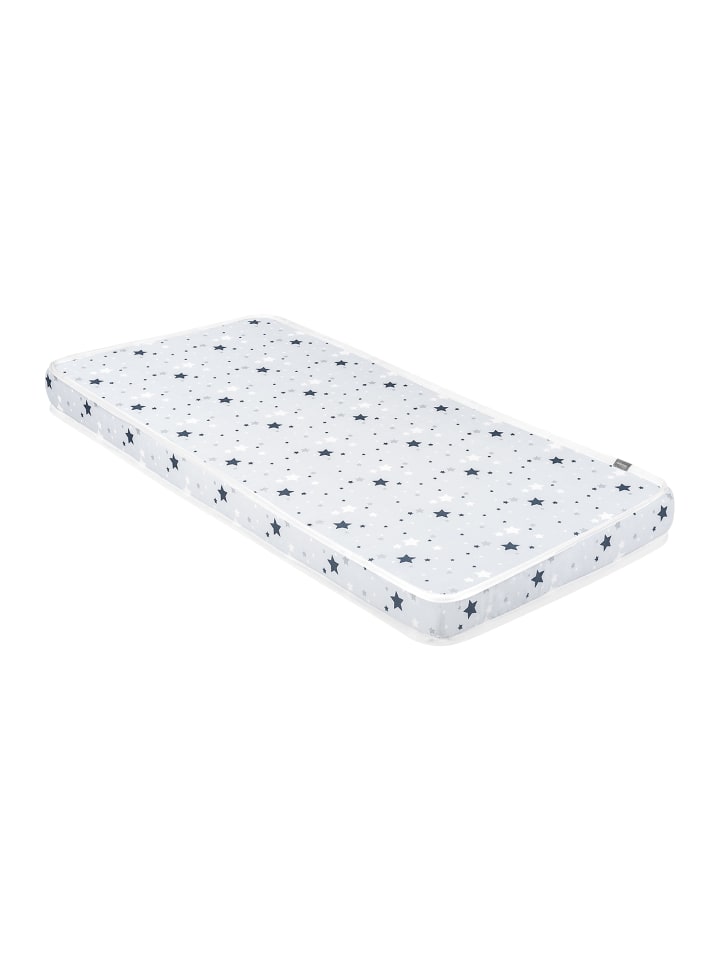 Kikkaboo Babybett Matratze Fantasia Stars in grau günstig kaufen 60x120 cm