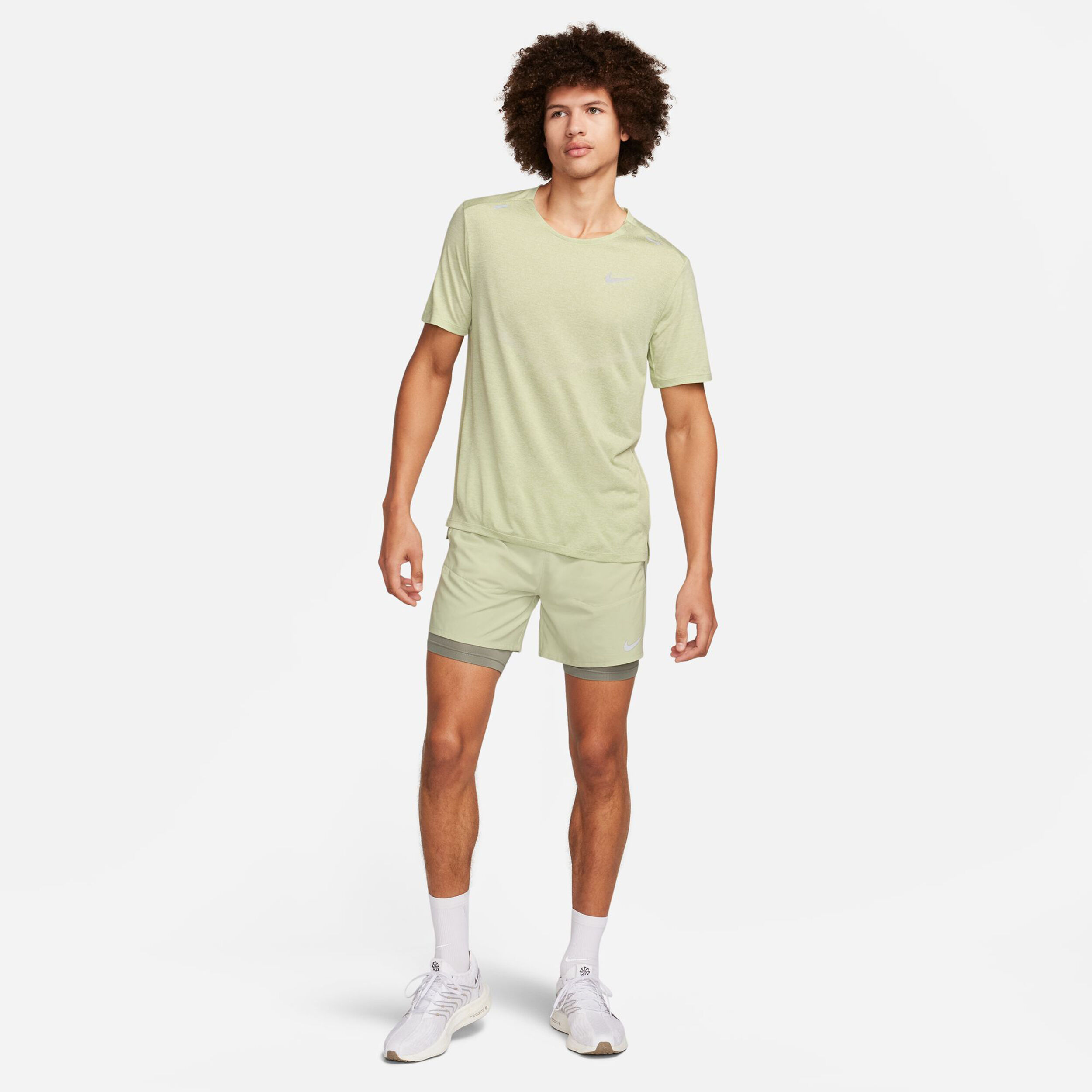 Dri-Fit Dri-FIT Rise 365 Laufshirt Herren - Hellgrün