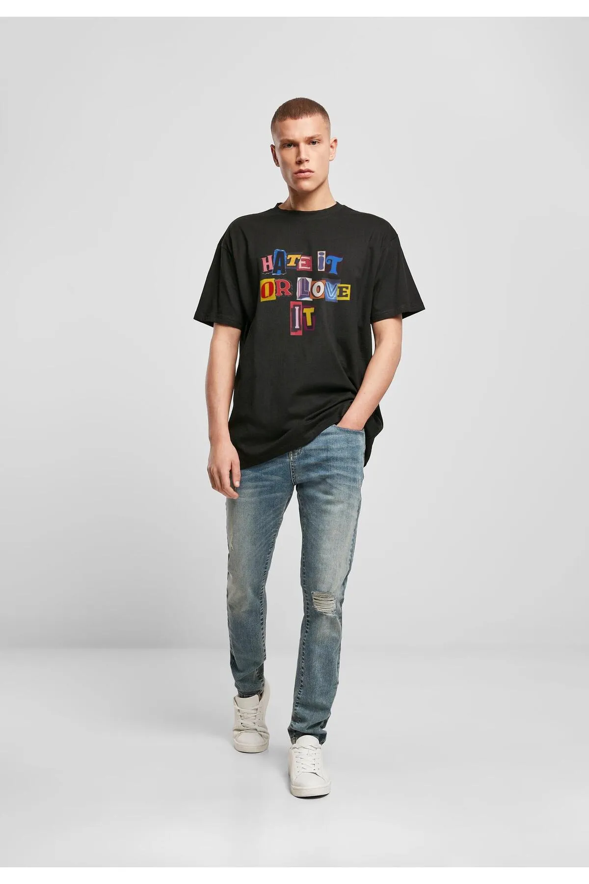 Upscale by Mister Tee  Unisex Hate it or Love it Oversize-T-Shirt