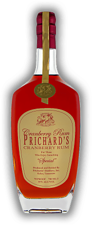 Prichard's Cranberry Rum Prichard's Cranberry Rum Mit amerikanischen Cranberries, einer Verwandten der Preiselbeere, aromatisierter Rum. 0,7	 Liter - Vol 35%