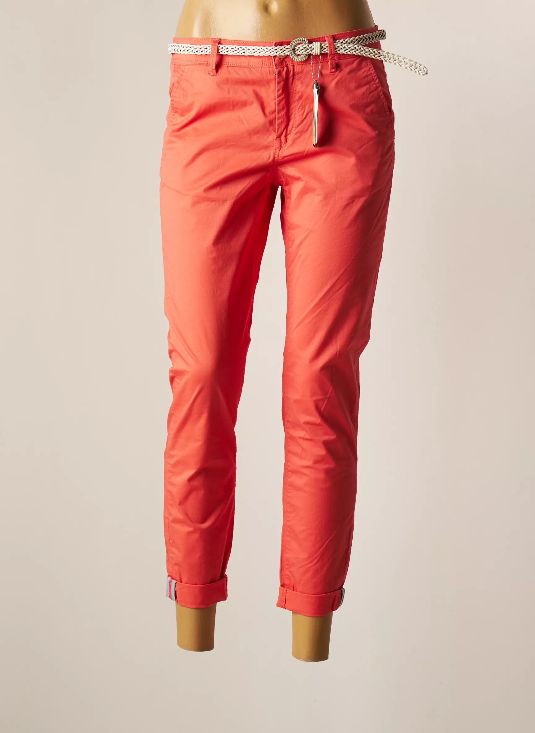Salsa Pantalon7 8 Femme couleur rose