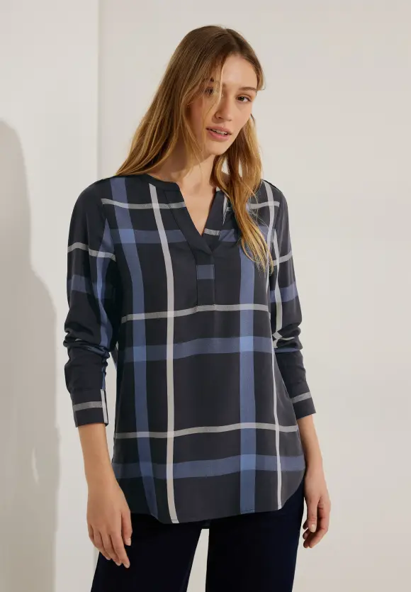 CECIL Karo Longbluse