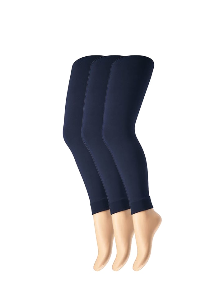 S. Oliver Leggings 3er Pack originals 40 Denier in total eclipse günstig kaufen