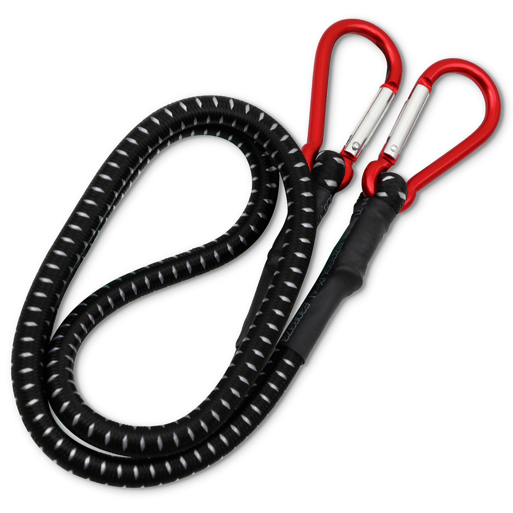Casaria Deuba® Spanngummi Expander 80 x 1cm  2er Set schwarz / weiß / rot