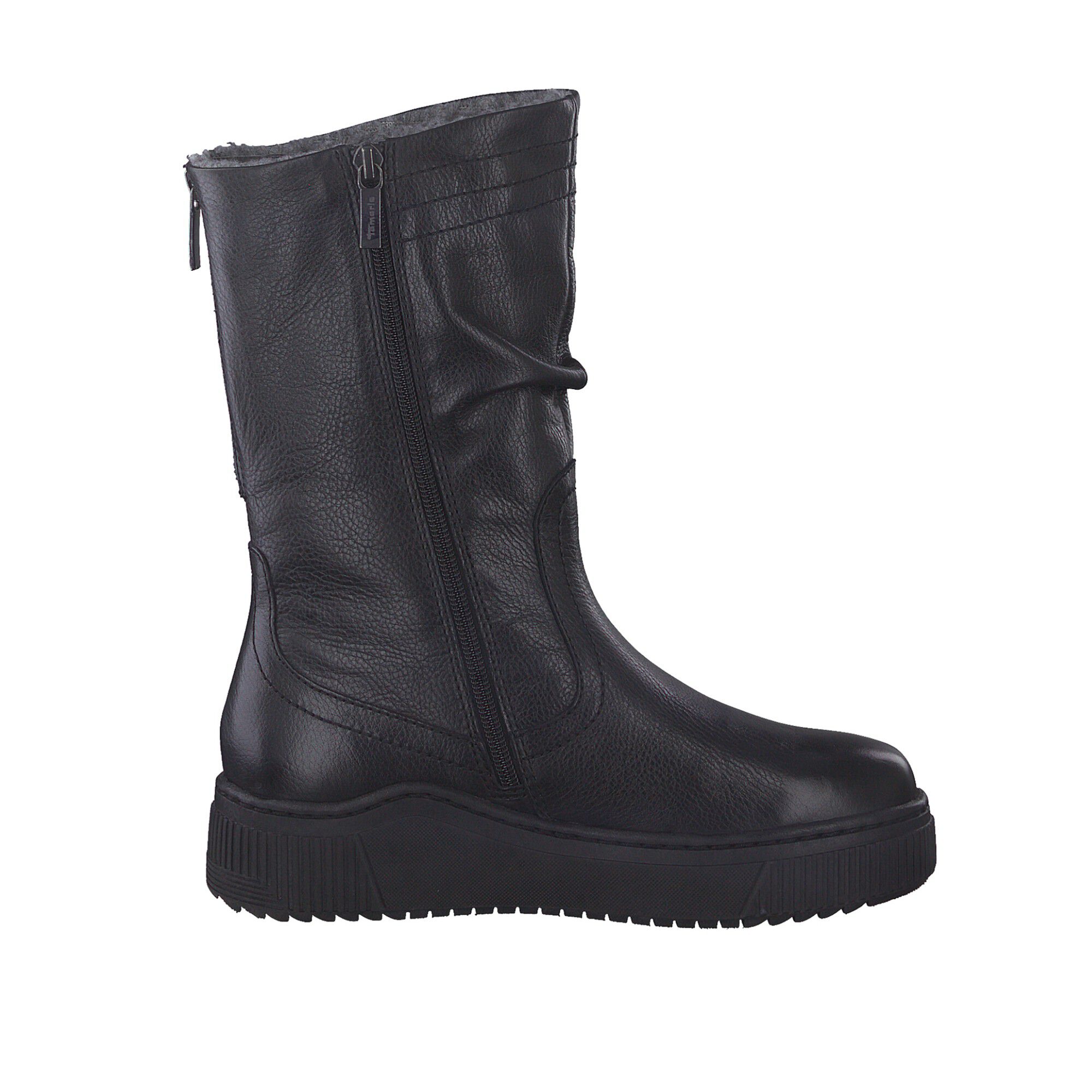 Bottes nubuck grand confort- noir