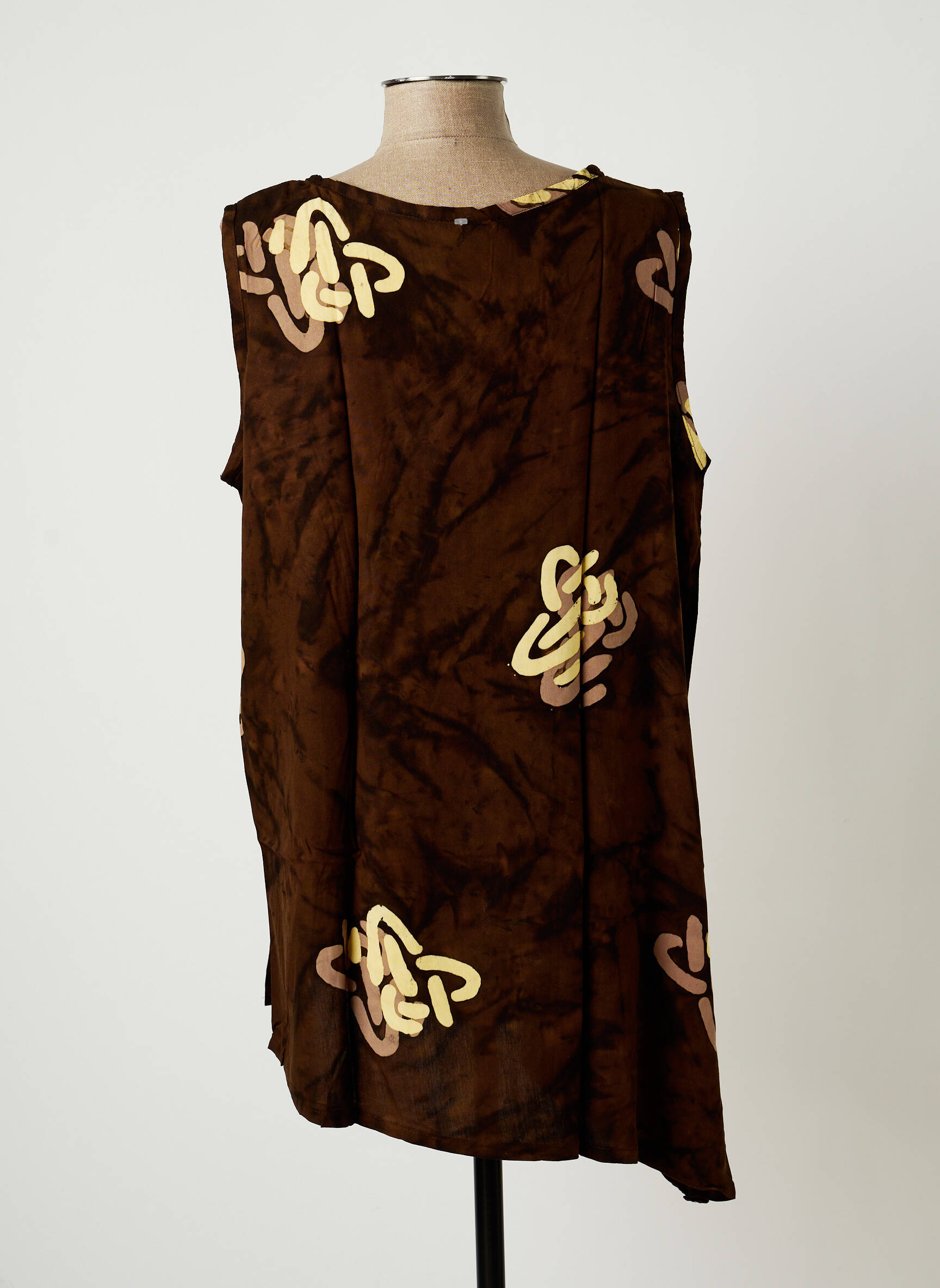 Dou Dou S Tuniquesansmanche Femme couleur marron