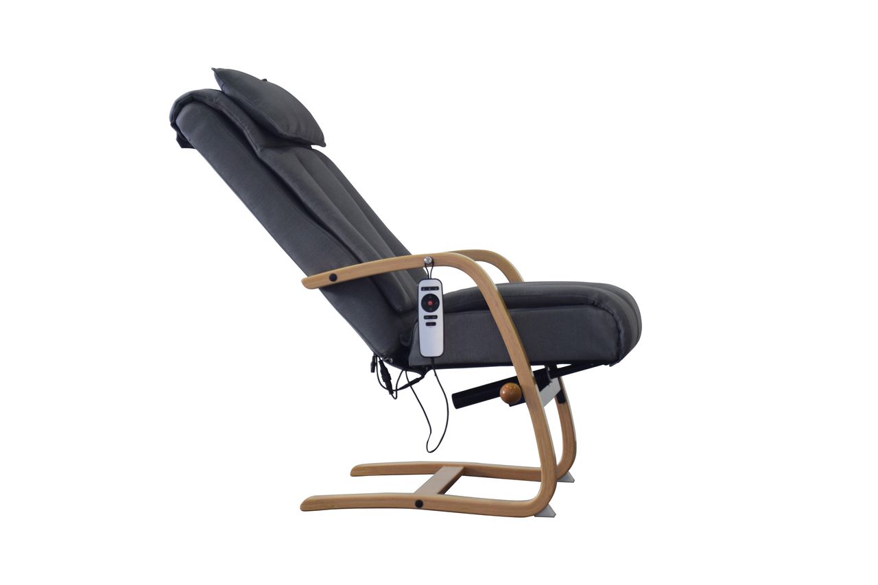 Alpha Techno Relax-Massagesessel AT-233 inkl. Fernbedienung, grau