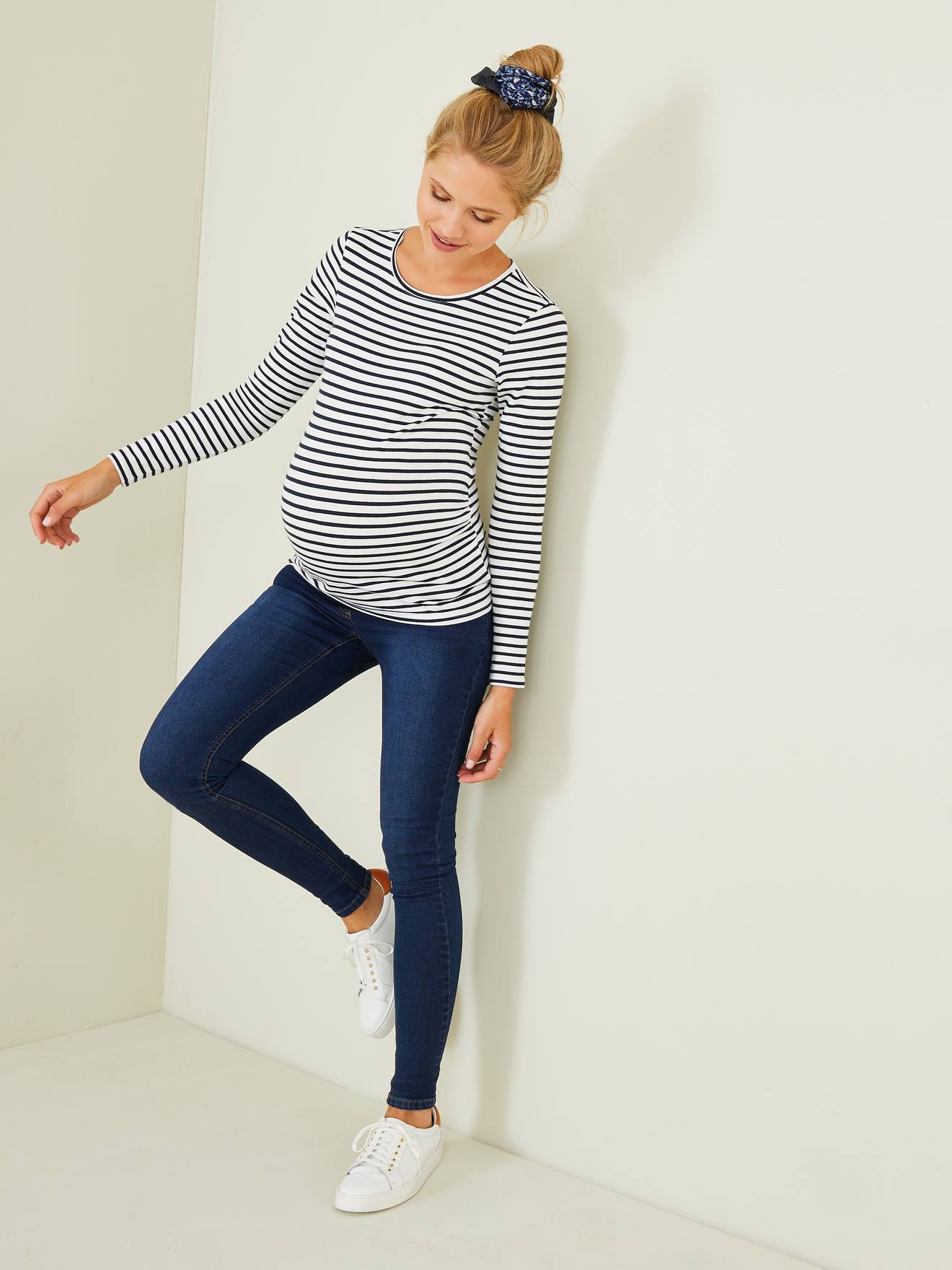 Vertbaudet Umstandsshirt BASIC Oeko-Tex - ocker