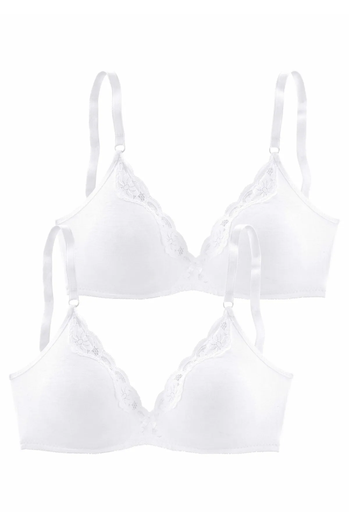 PETITE FLEUR  BH - Weiß - Unifarben