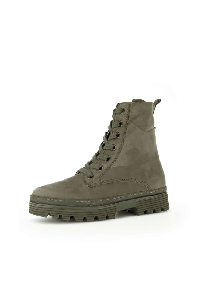 Gabor Comfort Schnürstiefeletten in grün günstig kaufen