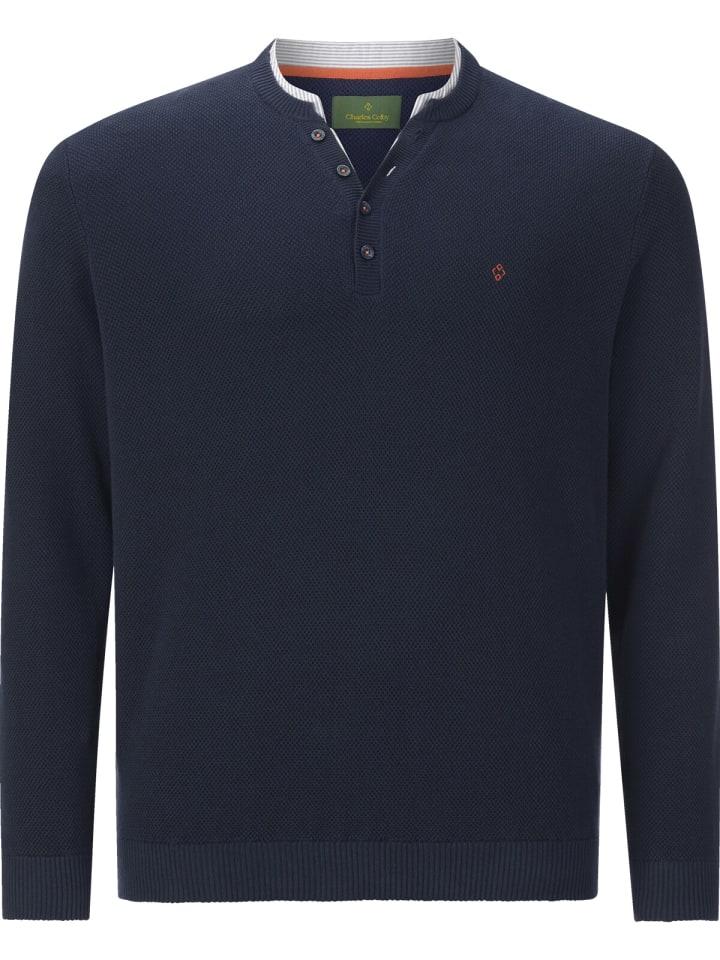 Charles Colby Pullover EARL NEAMUS in dunkelblau günstig kaufen