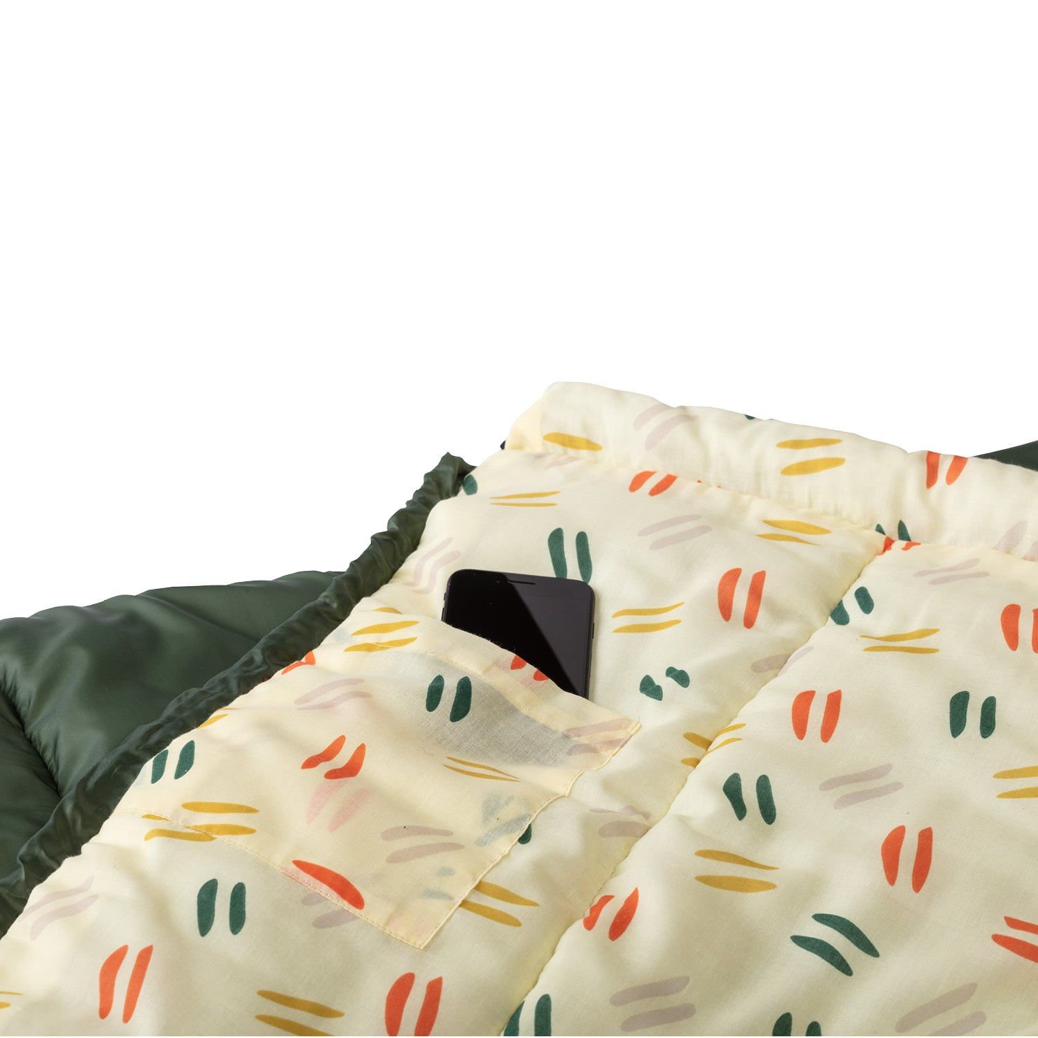 Skandika Vegas XXL RV rechts grüner Schlafsack
