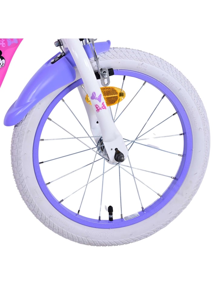 Volare Kinderfahrrad Disney Minnie Fahrrad für Mädchen 16 Zoll Kinderrad Rosa 4 Jahre günstig kaufen onesize
