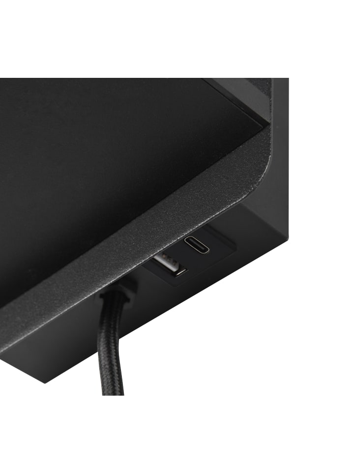 Trio Leuchten Wandleuchte COMFORT in schwarz matt günstig kaufen onesize