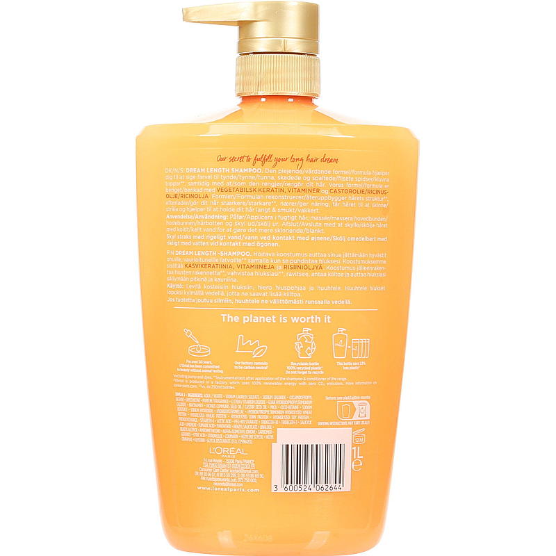 Loreal Elvital shampoo 1 l Dream lenght