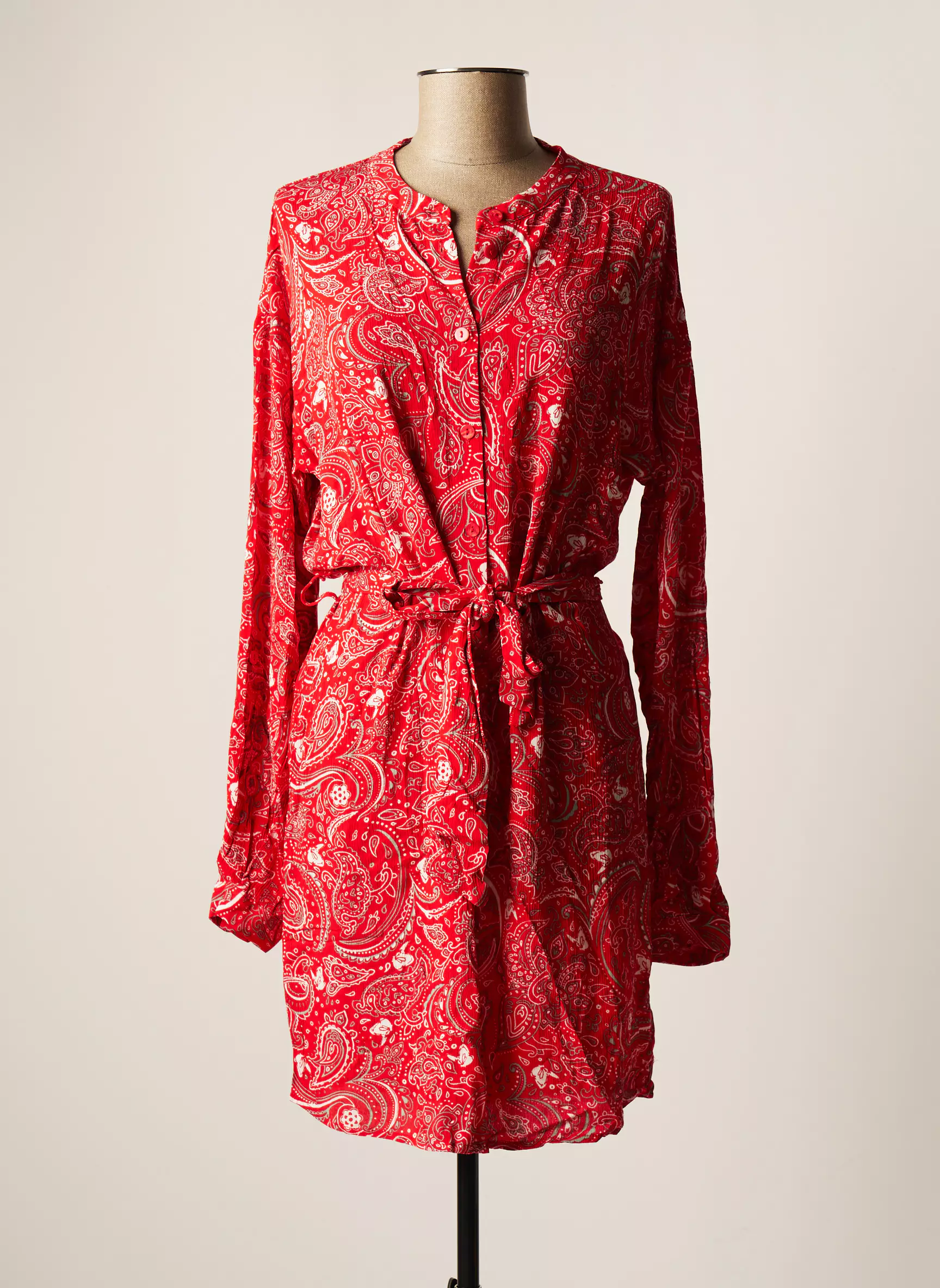Vila Robes Mi Longues Femme couleur rouge