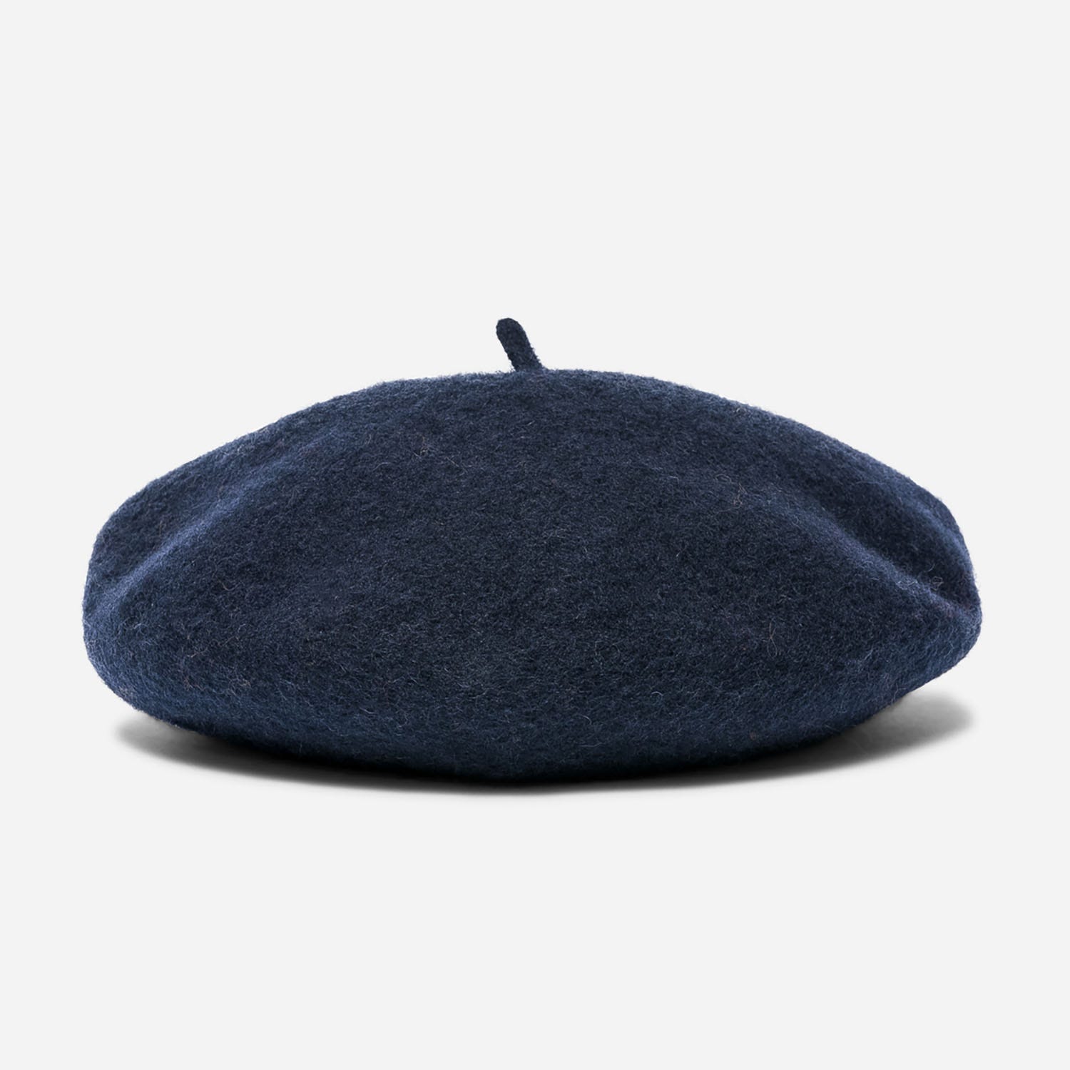 Béret bleu marine en laine