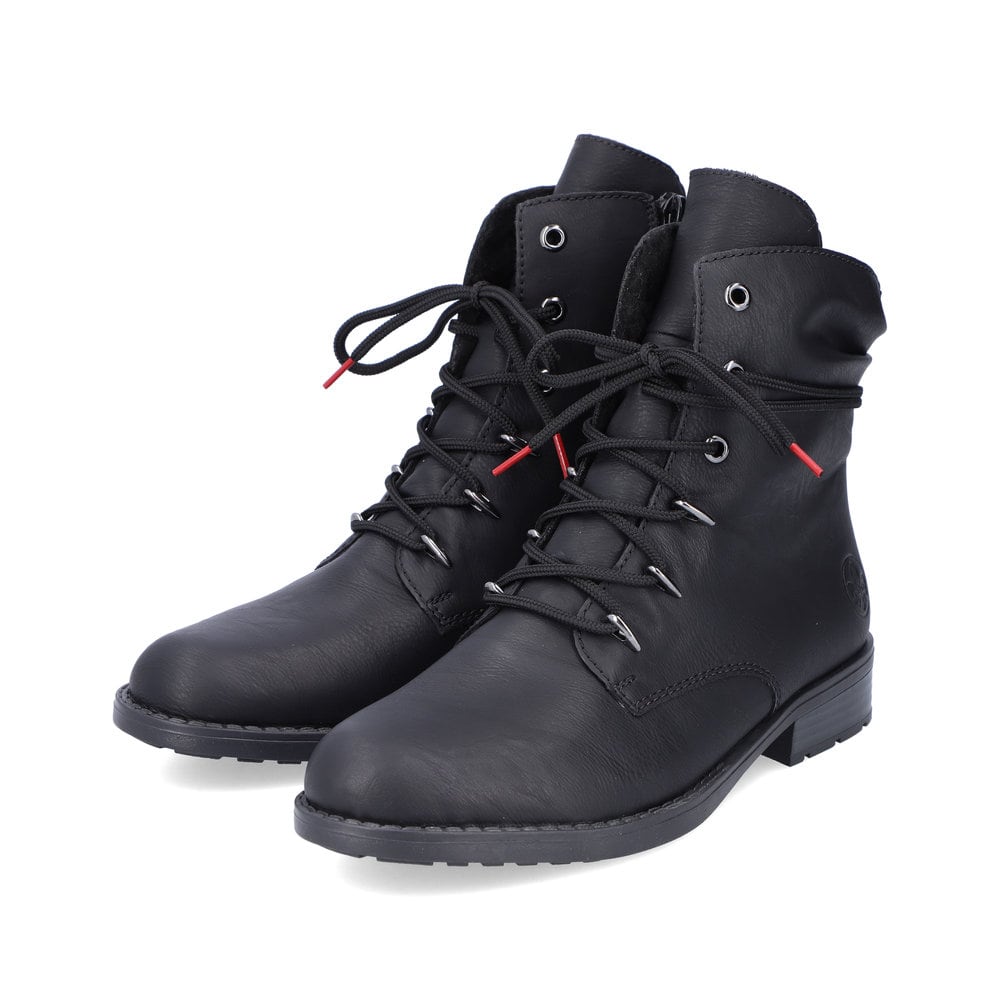 Rieker Damen Stiefeletten nachtschwarz