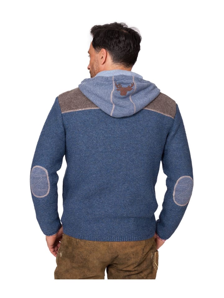 Spieth & Wensky Strickjacke DAKAR in jeansblau günstig kaufen