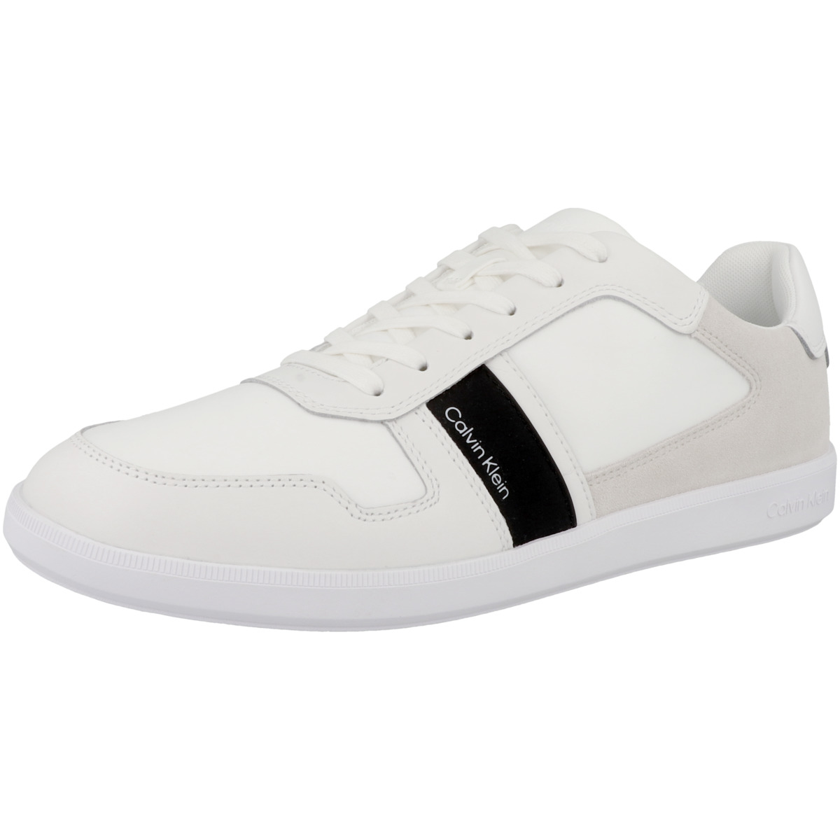 Calvin Klein Low Top Lace Up Mix Sneaker low weiss