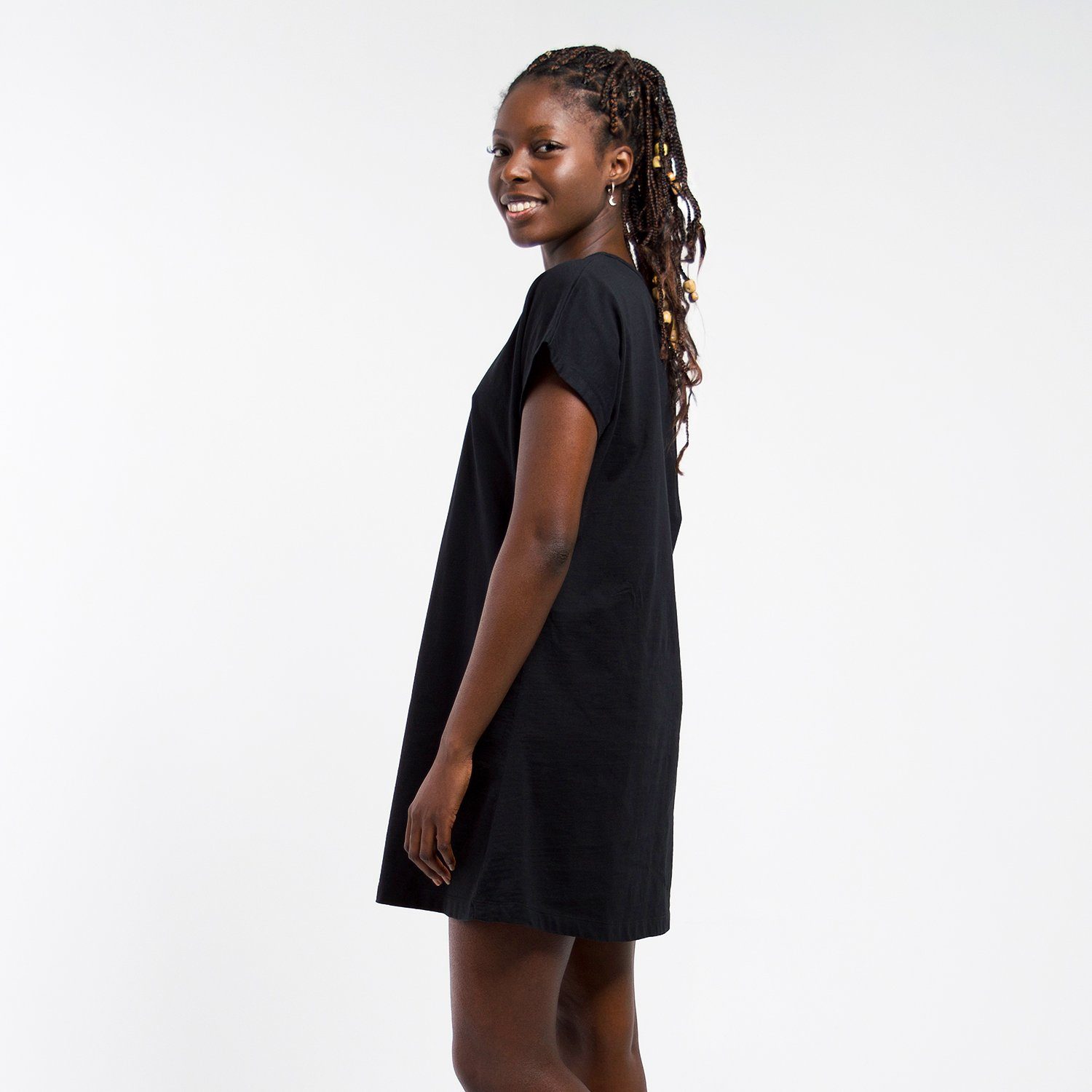 HONEST BASICS Shirtkleid aus GOTS zertifizierter Bio-Baumwolle