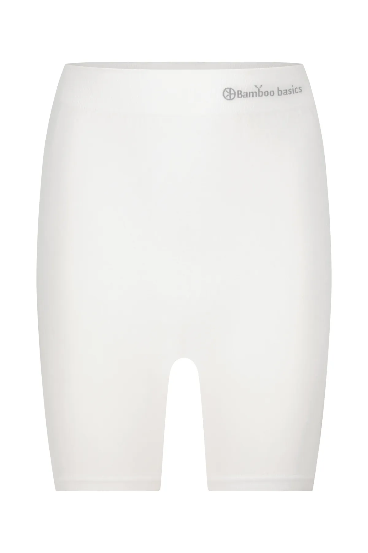 Bamboo Basics  Kurze Sporthose - Weiß - Hoher Bund