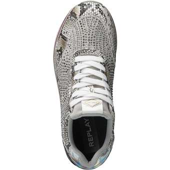 Replay Raffy Diamonds Sneaker in grau