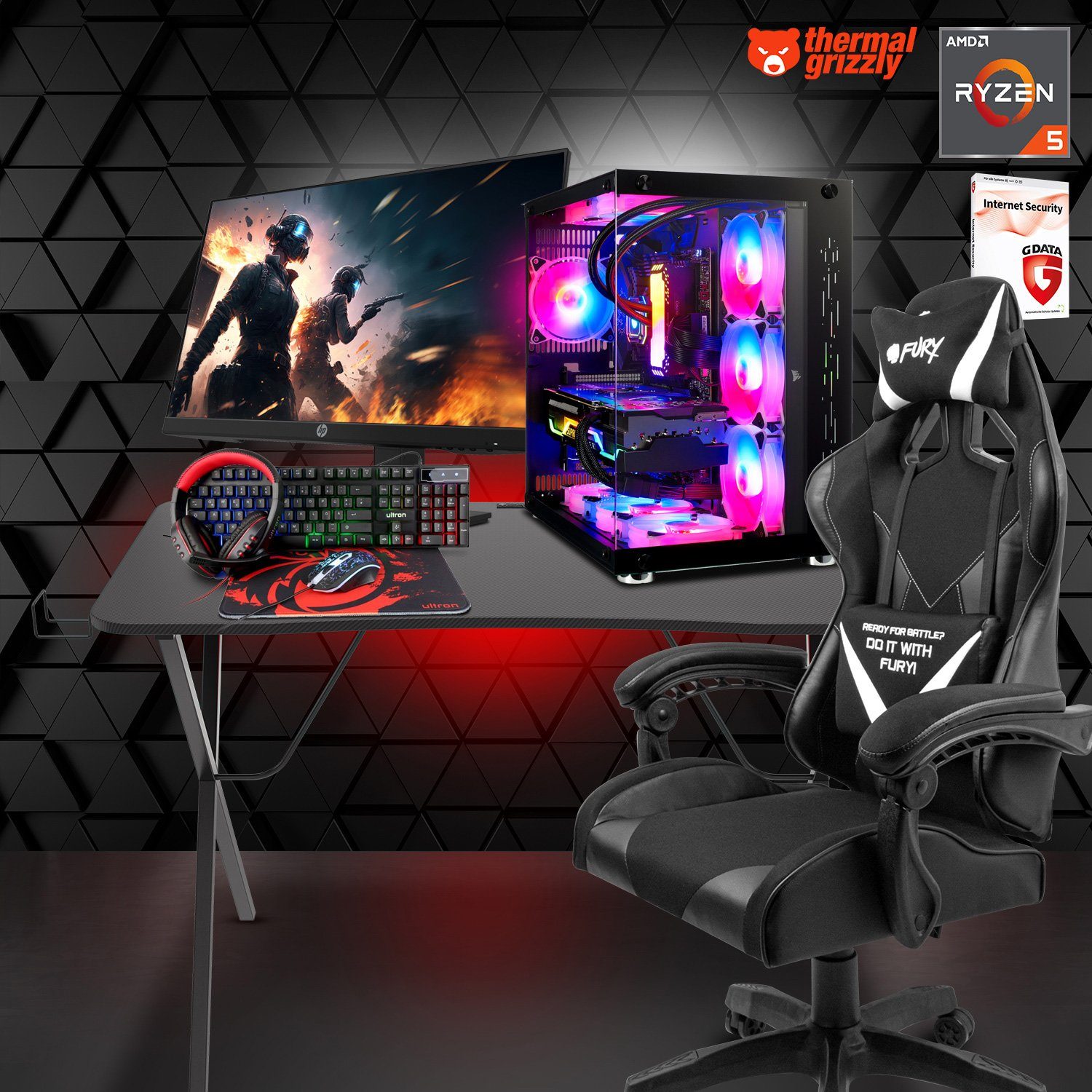Memory PC Gaming-PC-Komplettsystem (23,60