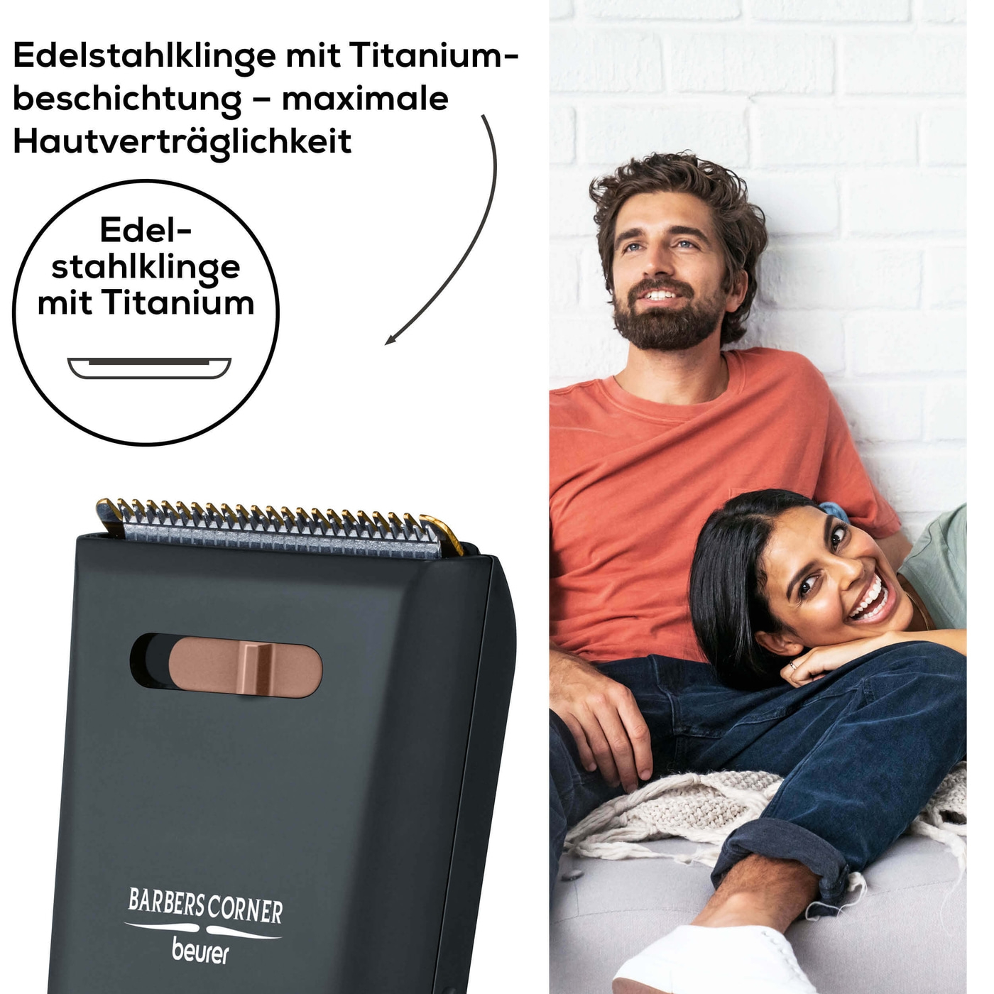 Beurer HR 5000 Haarschneider-Haarschneidemaschine für individuelle Haarstyles mit Ausdünn-Funktion