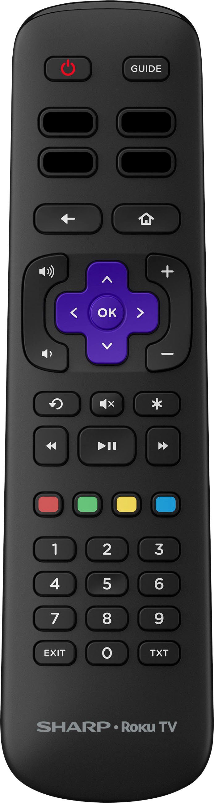 Sharp 50FJ2E LED-Fernseher (126 cm/50 Zoll, 4K Ultra HD, Smart-TV, Roku TV nur in Deutschland verfügbar, Rahmenlos, HDR10, Dolby Digital)