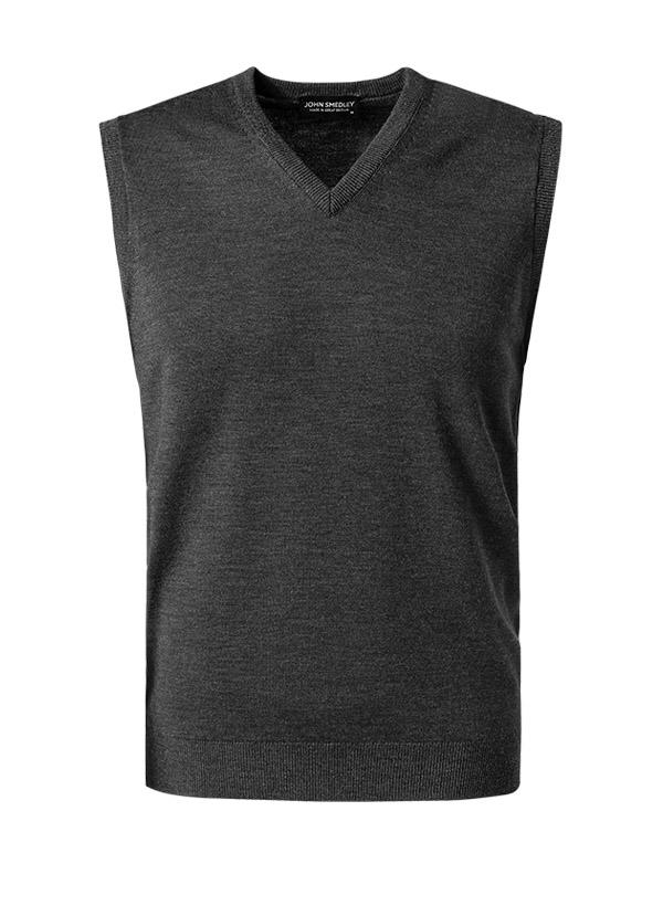 John Smedley, Pullunder, Standard Fit, Merinowolle Extrafein, anthrazit
