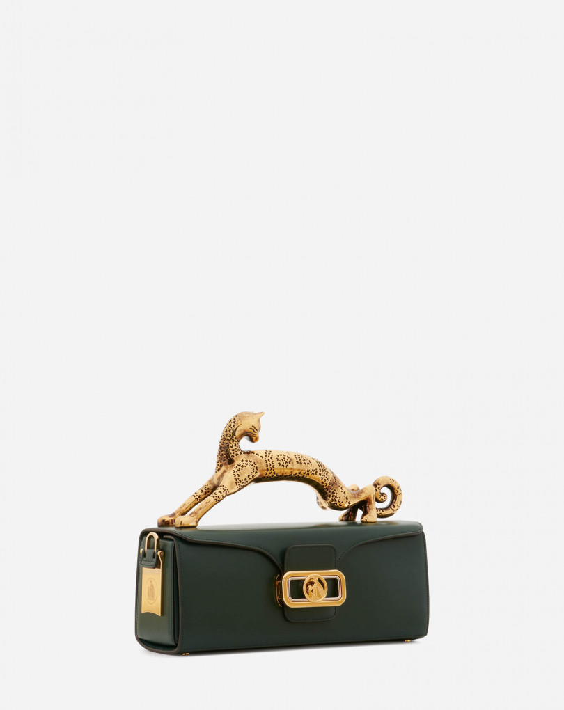 SAC PENCIL CAT EN CUIR