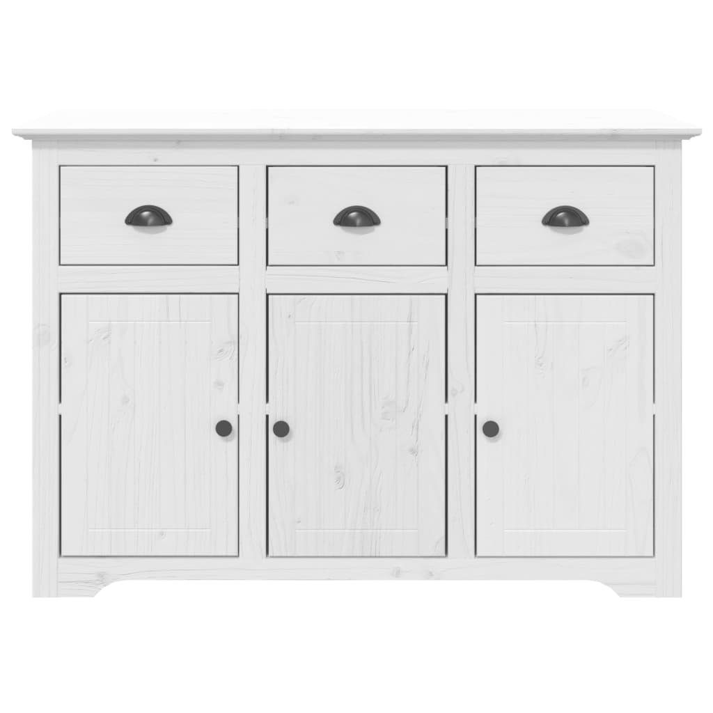 vidaXL Sideboard Sideboard BODO Weiß 115x43x79,5 cm Massivholz Kiefer (1 St)