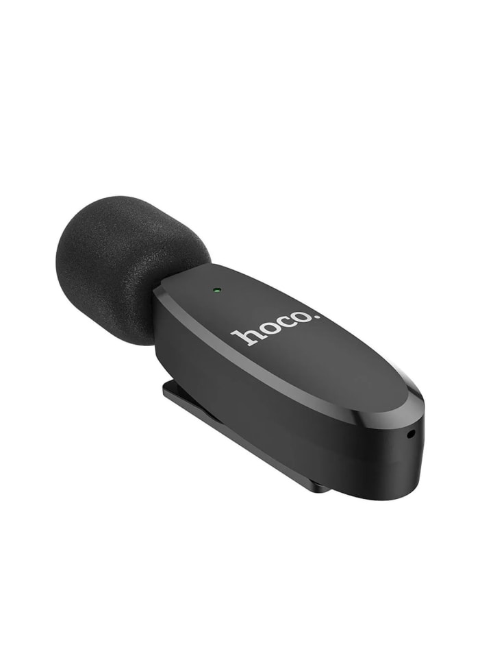 HOCO HOCO drahtloses Lavaliermikrofon für iPhone 8-pin iPhone-Anschluss in schwarz günstig kaufen onesize